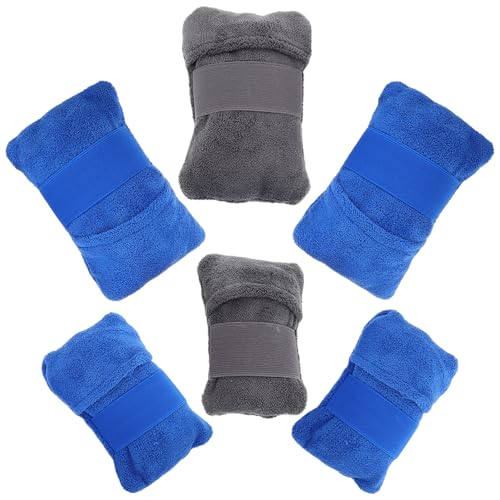 BESTonZON 6 Piezas desarenador Arena de Juguete Limpieza de Arena Guantes de Verano Guantes quitarenas Guantes Reutilizables removedor de Arena Accesorios de Playa de Arena algodón