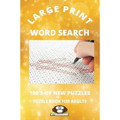 2022 Large Print Word Search