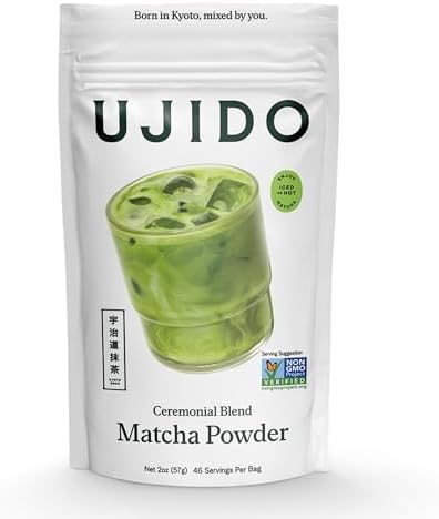 Ujido The Path of Zen Japanese Matcha Green Tea Powder Ceremonial Blend (2 oz)