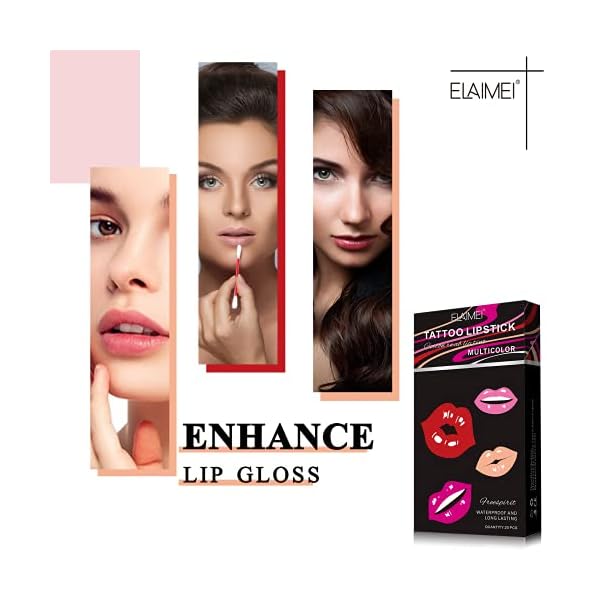 20-PcsBox-Cigarette-Lipstick-Cotton-Swab-Lipstick-Durable-Waterproof-Liquid-Non-Stick-Tattoo-Lipstick-Portable-Lip-Tint-4-Colors sefudun 20 PCS Tattoo Lipstick Cigarettee Cotton Swab,Durable Waterproof Liquid Non-Stick Tattoo Lipstick,Portable Lip Tint(4 Colors)
