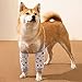 ROZKITCH Dog Surgery Leg Sleeve for Front Legs, Pet Prevent Licking Wound Elbow Knee Protector, Dog Leg Sleeve to Stop Licking Cone Collar Alternative for Sprain ACL CCL Arthritis Cute Dog L