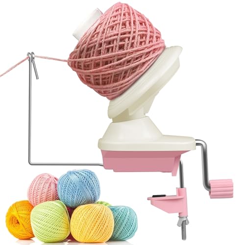 SOGCASE Yarn Winder, Yarn Ball Winder, Durable ABS Construction, Makes Neat 3.5 oz Yarn Cakes with Low Noise, Ideal for Knitting and Crocheting Enthusiast