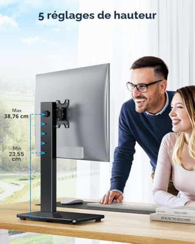 Support écran PC réglable sur 5 hauteurs pour soulager les cervicales - 3