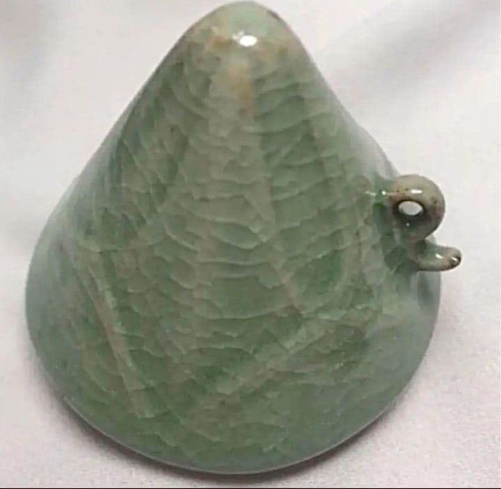 高麗青磁 筍水注 水差し 煎茶 茶道具 陽刻 インテリア