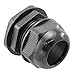 Cable Gland 0.87" ~ 1.26" (22.0mm ~ 32.0mm) Nylon M50x1.5 Black GC1000-G Pack of 25