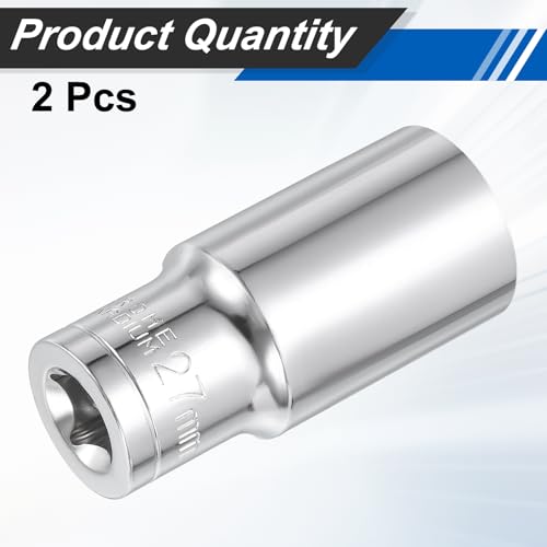 Clé à douille 27mm 1/2 pouce longue pour débloquer les boulons auto - 4