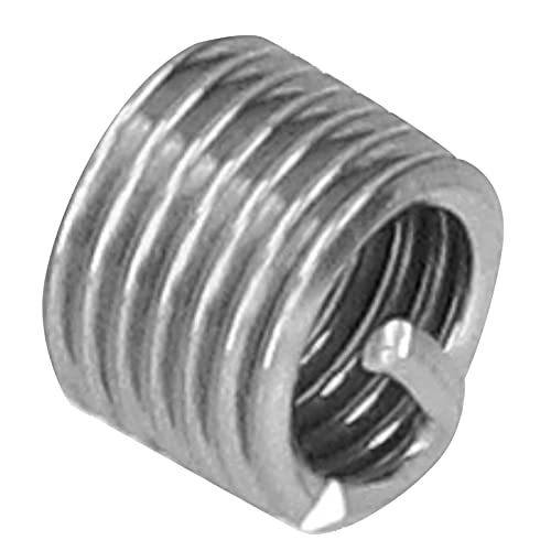 Image of 100 PCS Thread Repair Insert M6 x 1 Helicoil Metric Thread Sleeves Stainless Steel Wire Thread Sheaths with Different Length to Choose for Thread Repair(9mm)