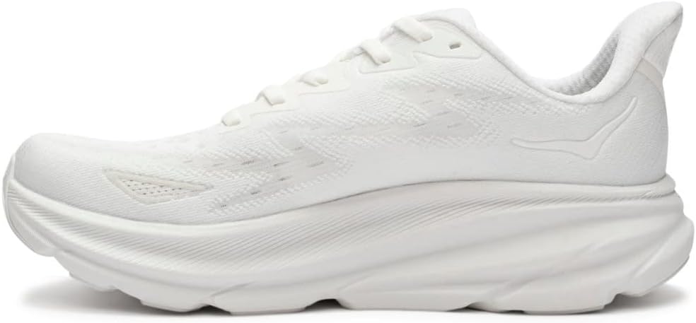 HOKA ONE ONE Women's Low-top Sneakers, 10 US (White/White, US Footwear Size System, Adult, Women, Numeric, Medium, 8)