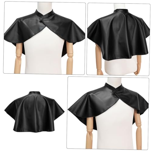 Capa para tintura de cabello 2 piezas negra impermeable miniatura 6