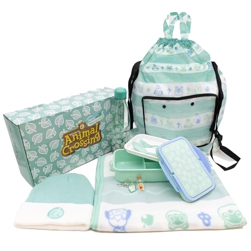 Culture Fly Animal Crossing: New Horizons Collector's Box | Includes 7 Exclusive Items (Teal)