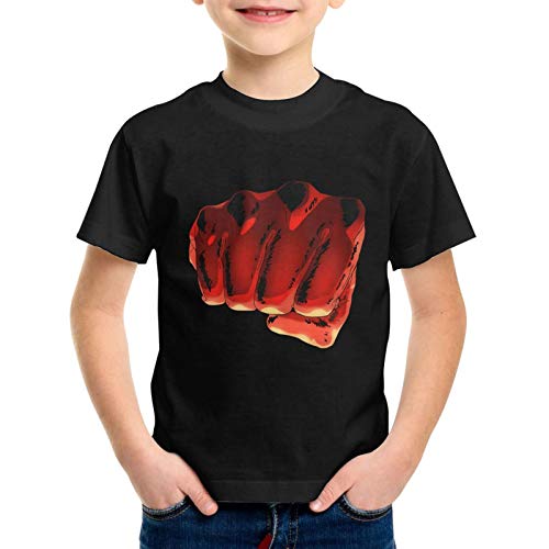 One Punch Man Tshirt Toddler Girl Boys 2t-6t Cotton Short Sleeve T-Shirt Child Tops Brother Shirt Kids Tee 4t Black