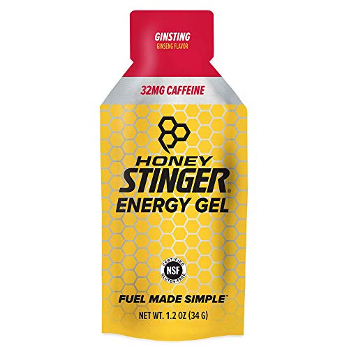 Honey Stinger Classic Energy Gel, Ginsting, Caffeinated, Sports Nutrition, 1.1 Ounce