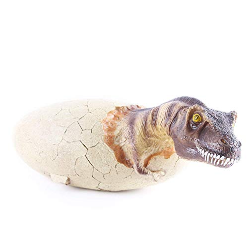 Liushi Dinosaur Egg Sculpture,Rex In Egg Dinosaur Figurine Hatchling Collectible Sculpture Resin Crafts #TOP1