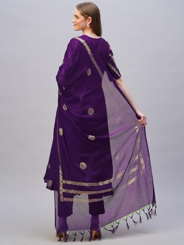 Image of ANNI Designer Rayon Blend Women Kurta Set with Pant & Dupatta