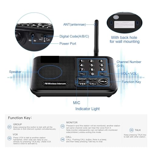 Interphone sans fil pour bureaux d'affaires pour collaborer sans se déplacer - 6