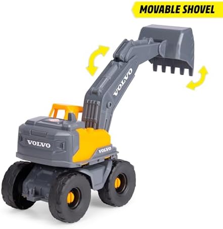 Dickie Toys, 203724011, Volvo Excavator Kum Oyuncağı, Serbest Tekerlek, Açılabilir Kabin ve Hareketl - Görsel 2
