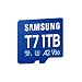 Samsung T7 microSD-Karte, 1 TB, Speicherkarte für Mobile Games auf Smartphones, Tablets und Handheld-Konsolen, UHS-I U3, Full HD & 4K UHD, 170 MB/s Lesen, MB-MB1T0T/WW