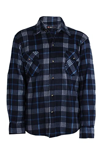 Tipologia: Camicie Sky T-Shirt Camicia da Uomo in Pile a Quadri