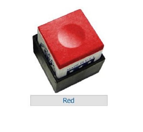Silver Cup Set of 6 Red Billiard Pool Cue Chalk
