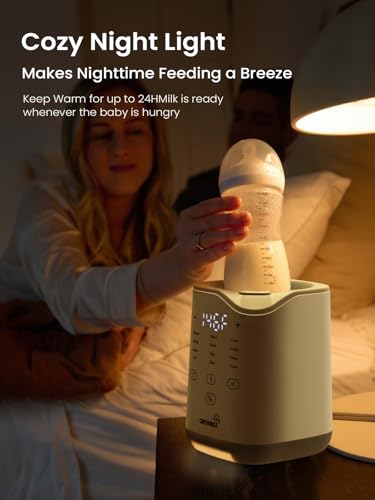 Image of Grownsy NightEase Pro Bottle Warmer for Night Breastfeeding