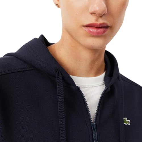 Lacoste Women's Zip-up Pique Hoodie2