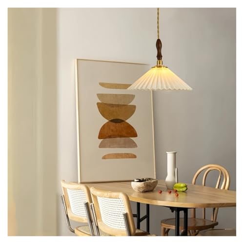 Suspension LED en bois créative pour une ambiance de chevet cosy