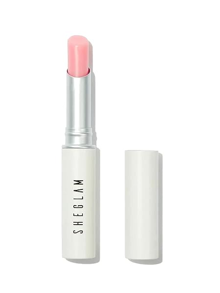 SheGlam Plushy Lip Balm - Natural Gloss Hydrating Tinted Lip Care Olive Oil Shea Butter Lip Makeup (Pink)