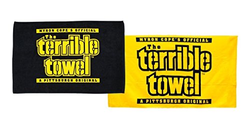 AWEHIRU Terrible Towels Official Pittsburgh Set of Two Towels