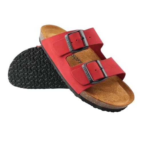 Women's 100% Genuine Leather Sandals Comfortable Smart Foam