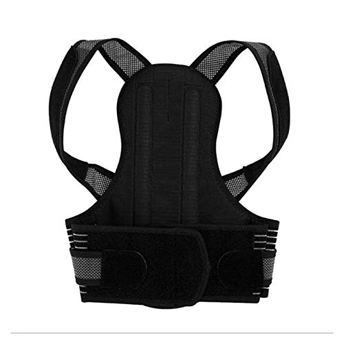 Corrector de postura contra el dolor de espalda: faja lumbar ajustable para columna y hombros