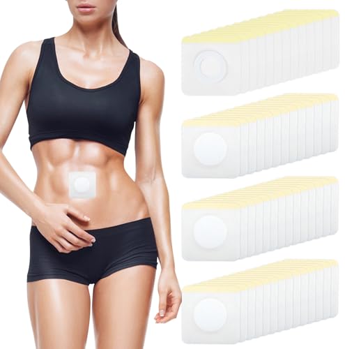 Image of 30Pcs Castor Oil Pack Wrap, Castor Oil Patches for Belly Button, Highly Absorbent Self-Adhesive Organic Cotton, No Wash, Easy to Use(Oil Not Included)