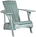 Safavieh Outdoor Collection Mopani Adirondack Chair, Beach House Blue