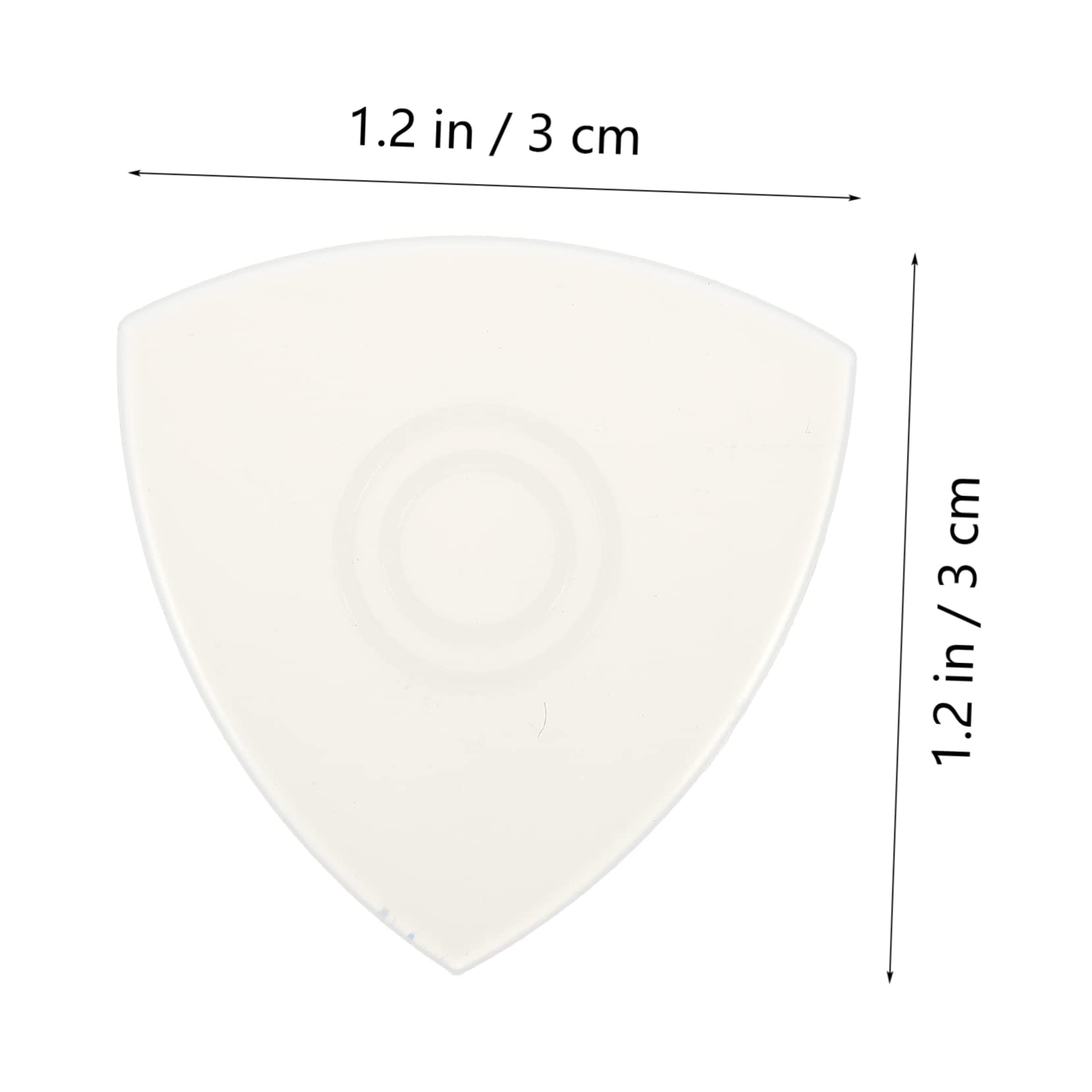 ibasenice 60pièces Médiators Anti-dérapants Nylon Pour Liuqin Et Yueqin Accessoires De Musique Transparent Et Résistants