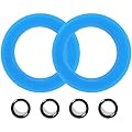 2 Pack Upgraded Silicone Flush Valve Seal, Compatible with American Standard Champion 4 and Eljer Titan 4 Toilets, 7301111-0070A American Standard Replacement Part