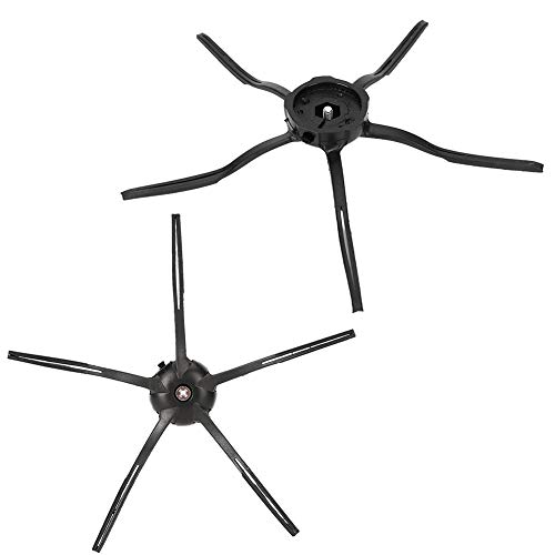 Fait 2 Stuks Zijborstel Vervanging Accessoire voor XIAOMI Roborock S6 S5 E35 E2 Veegrobot Zwart Kan de kamer netjes… - Afbeelding 6