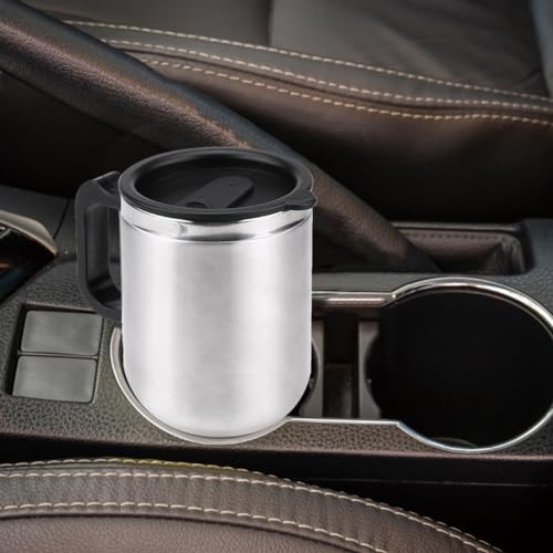 Pava eléctrica portátil para auto 12V 450ml acero inoxidable miniatura 5