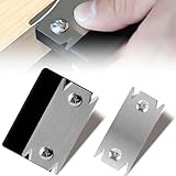 YTSMFL Kantenschneider Umleimer, Holzbearbeitung Mit 1 Ersatzklinge rutschfest Handhobel Furnierkantenschneider für Kantenhobel Holz PVC Abs Fasenhobel Einhandhobel Schwarz