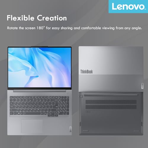 Image of Lenovo ThinkBook 16 Business Laptop, Intel Core i5-13420H (Beats i7-1355U), 16 inch WUXGA IPS Display, 16GB DDR5 RAM, 1TB SSD, Wi-Fi 6, RJ-45 Ethernet Port, Microsoft Office, Windows 11 Pro, WOWPC USB