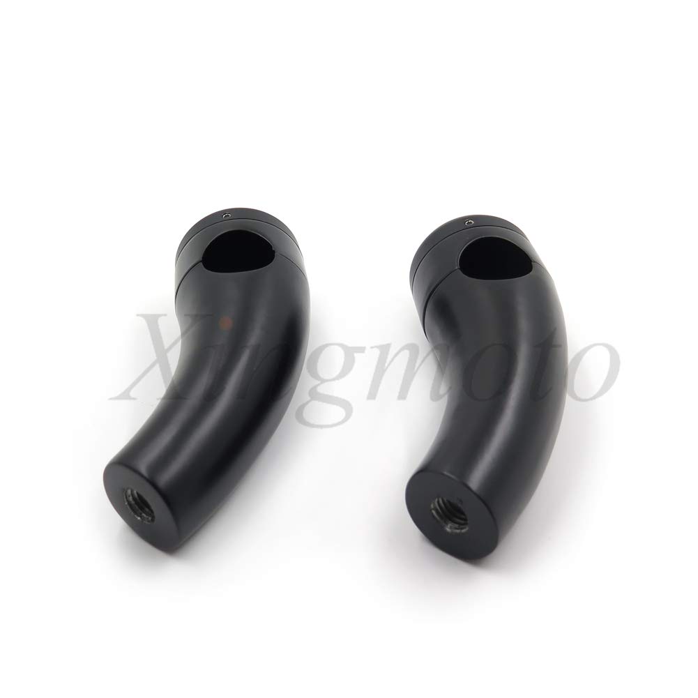 Custom-Lenker für Motorräder, schwarz, 2,5 cm, 8,9 cm Riser, Lenkererhöhungen, Kompatibel mit HARLEY Davidson Softail Heritage Classic Cruisers Choppers Metrics Victory