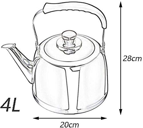Grande capacité poêle teapot 4L SHISHI pour des moments conviviaux - 2