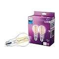 Philips LED Flicker-Free Clear Dimmable A21 Light Bulb - EyeComfort Technology - 1600 Lumen - Daylight (5000K)- 13.5W=100W - E26 Base - Title 20 Certified - Ultra Definition - Indoor - 2-Pack