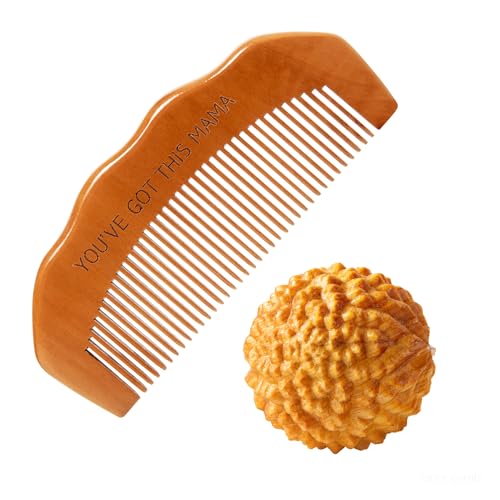Image of Birth Comb Acupressure Massage Ball Set - Wooden Labor Comb Natural Labor and Delivery Essentials, Mom to Be Gift, New Mom Gifts for Labor Pain Relief