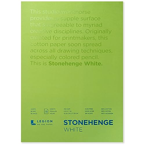 Stonehenge drawing pad 5 inch by 7 inch 15 sheets