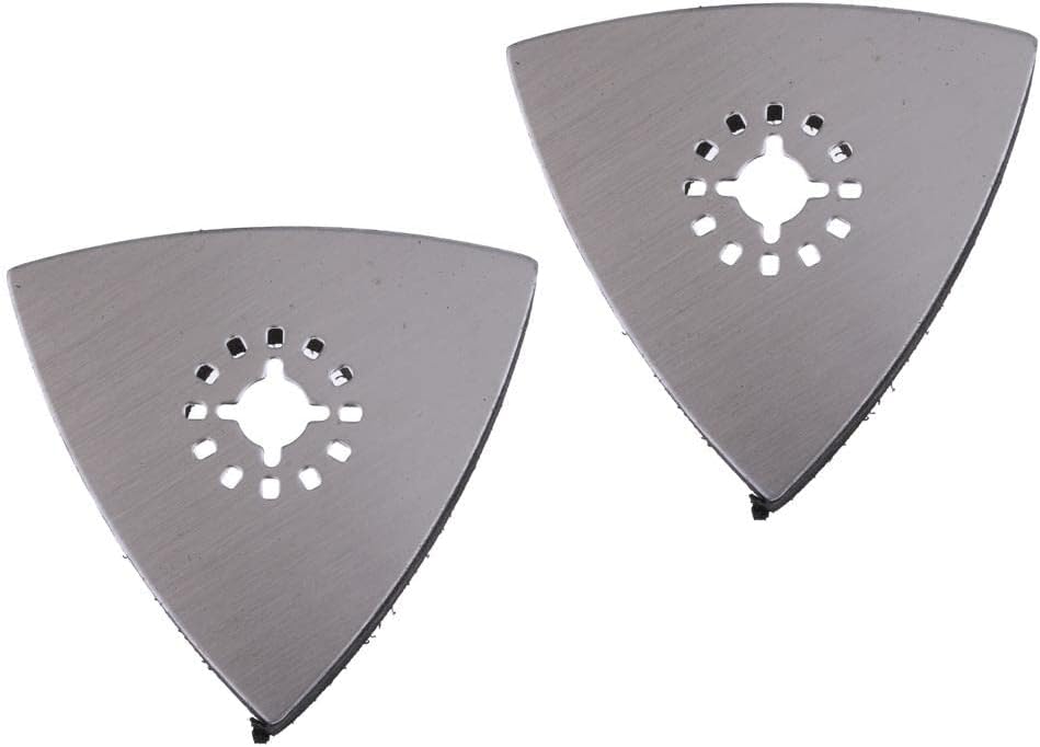 2Pcs 80mm Triangular Hook and Loop Sanding Pad Oscillating Multi Tool| Home Décor | Kitchen Tools