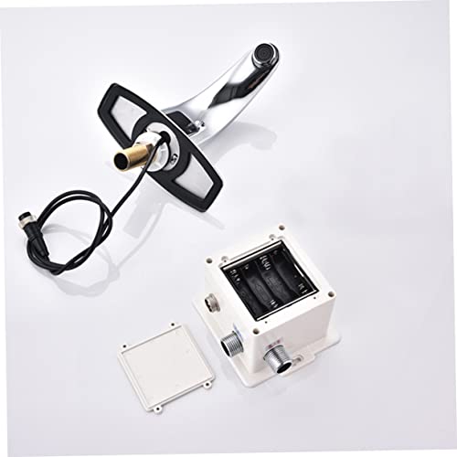 KANBUN Torneira de água automática Torneira de água da cozinha Torneira de água por indução Prata Aq