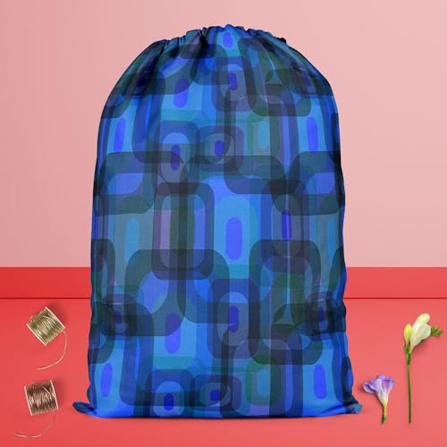 Image of ArtzFolio Thoughtful Design D2 | Reusable Sack Bag | Bag for Gym, Storage, Vegetable & Travel