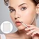 100 Stück Microbürsten Wimpernbürste, Einweg Wimpernverlängerung Pinsel Mikro-Applikator Pinsel, Reinigungsstäbchen Applikator Lashes Graft Tools für Make-up, Oral und Sauberkeit (Weiß)