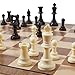 Weighted Chess Set, Tournament Style Pieces, Green Sky, Chess Game (Plastic)