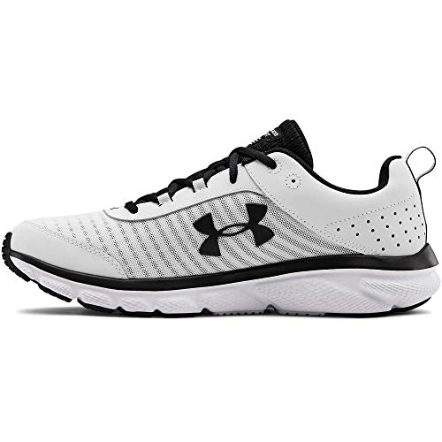 UNDER ARMOUR Men's Charged Assert 8 Running Shoe, White (102)/White, 11.5