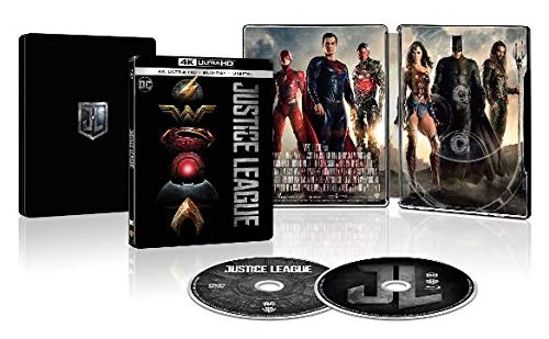 Justice League (Steelbook) [4K Ultra HD + Blu-ray + Digital HD]